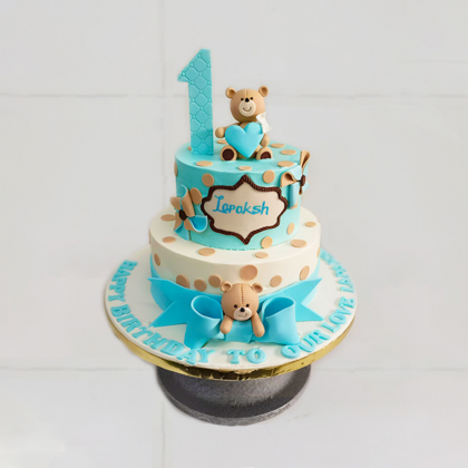2- Tier Teddy Bear Cake