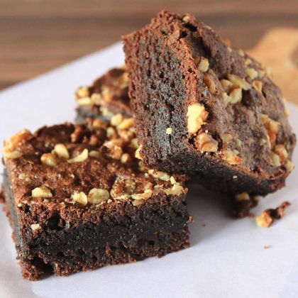 Eggless Brownie
